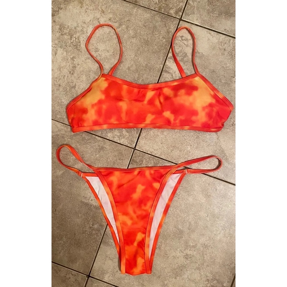 Tie-dye swimsuit